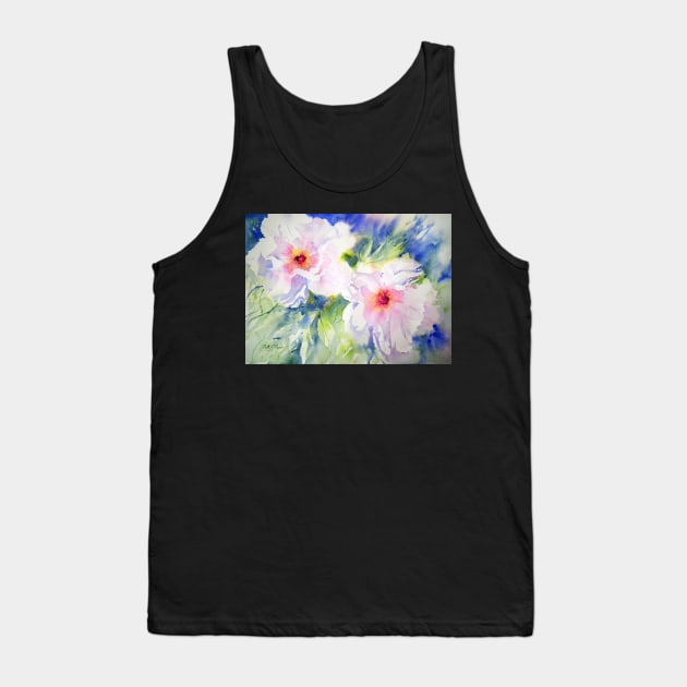 Peony Perfection Tank Top by RSHarts